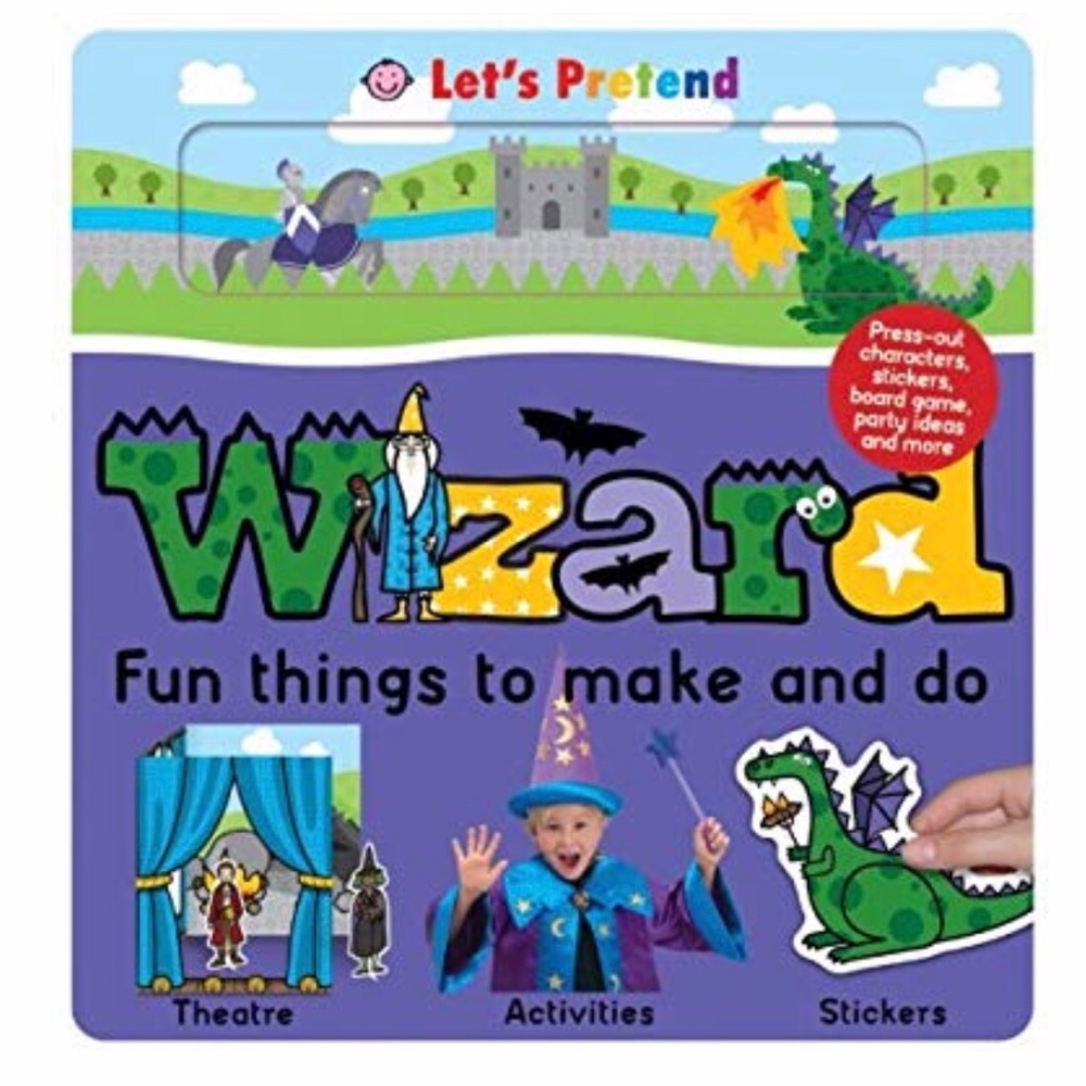 Wizard book. Halloween book. Roger Priddy. Funny.
